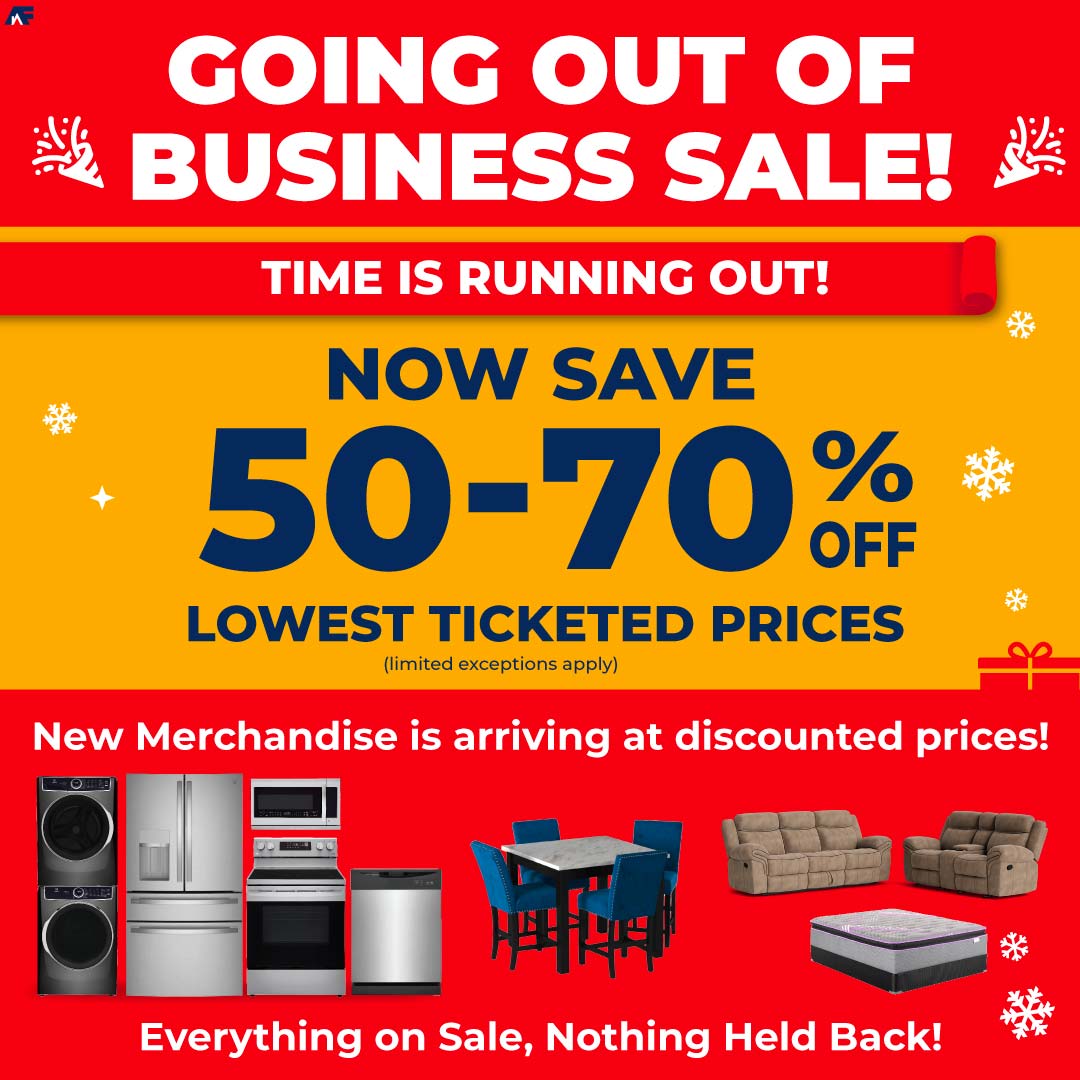 It’s beginning to look a lot like savings. 🎄💰 Shop 50-70% off—hurry before these holiday deals are gone! (Limited exceptions apply).

 SHOP SALE: ow.ly/A1Hn50UpiWr