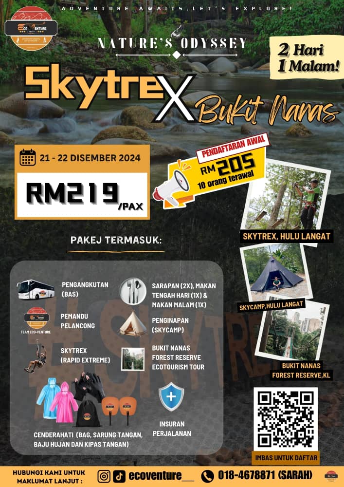 Munchikn's tweet photo. Nature's Odyssey: Pengembaraan Alam Semula Jadi di Skytrex X Bukit Nanas ✨🌿

https://t.co/1y5yVbjm9S https://t.co/wVL1BDwJPj