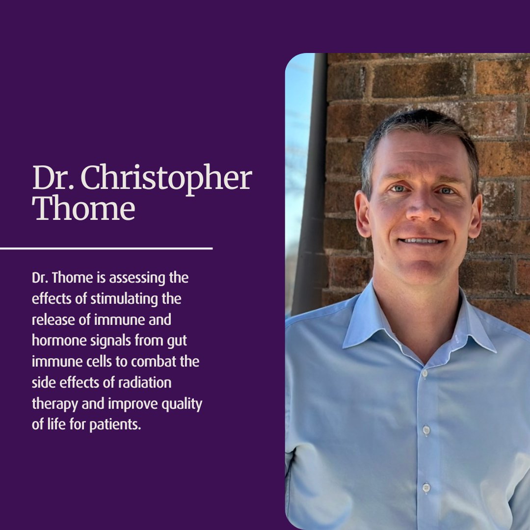 ✴️ Shining a Light on Northeastern Ontario Cancer Research!

Dr. Christopher Thome is assessing the effects of stimulating the release of immune &amp; hormone signals from gut immune cells to combat the side effects of radiation therapy and improve quality of life for patients.
