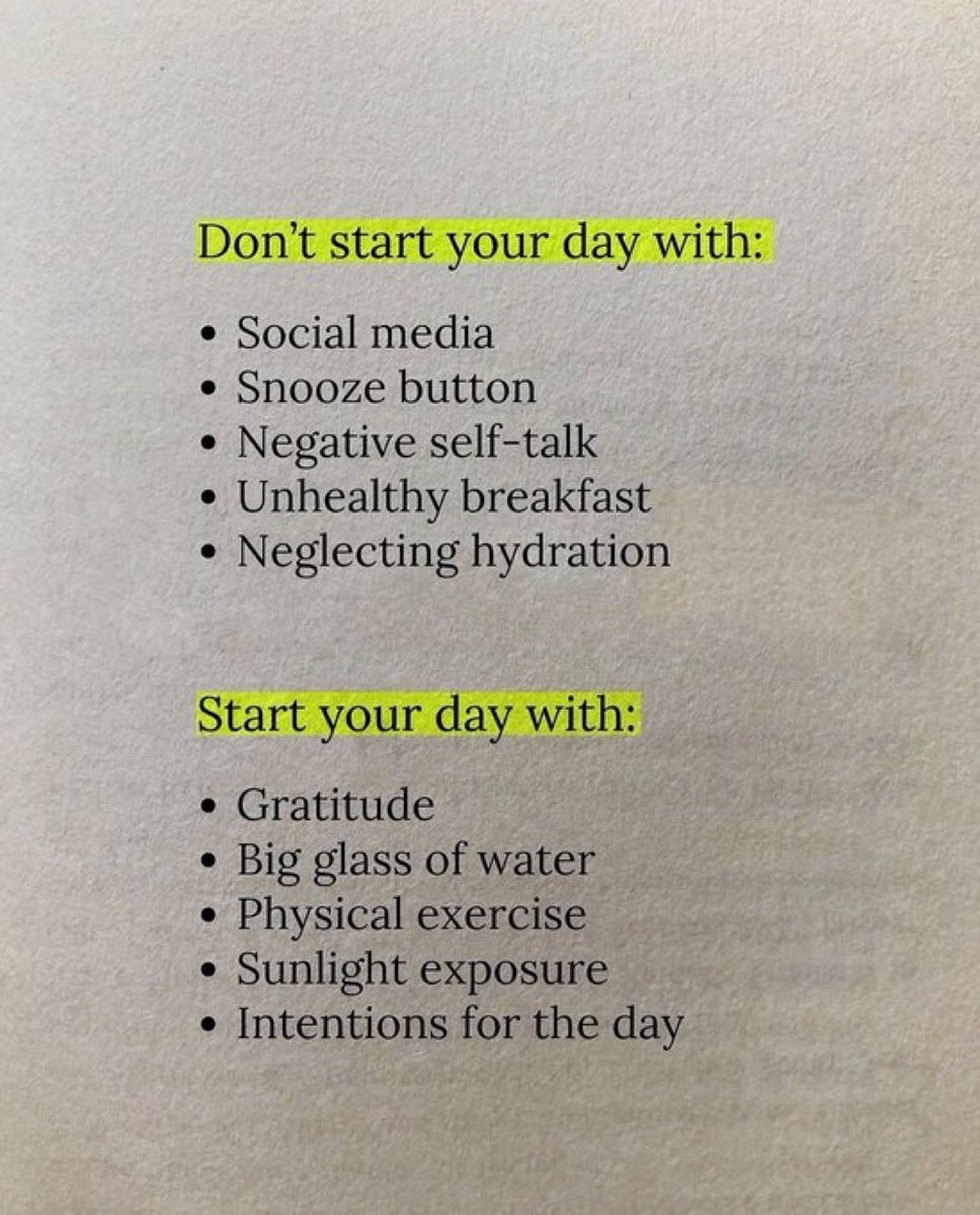 Start your day with