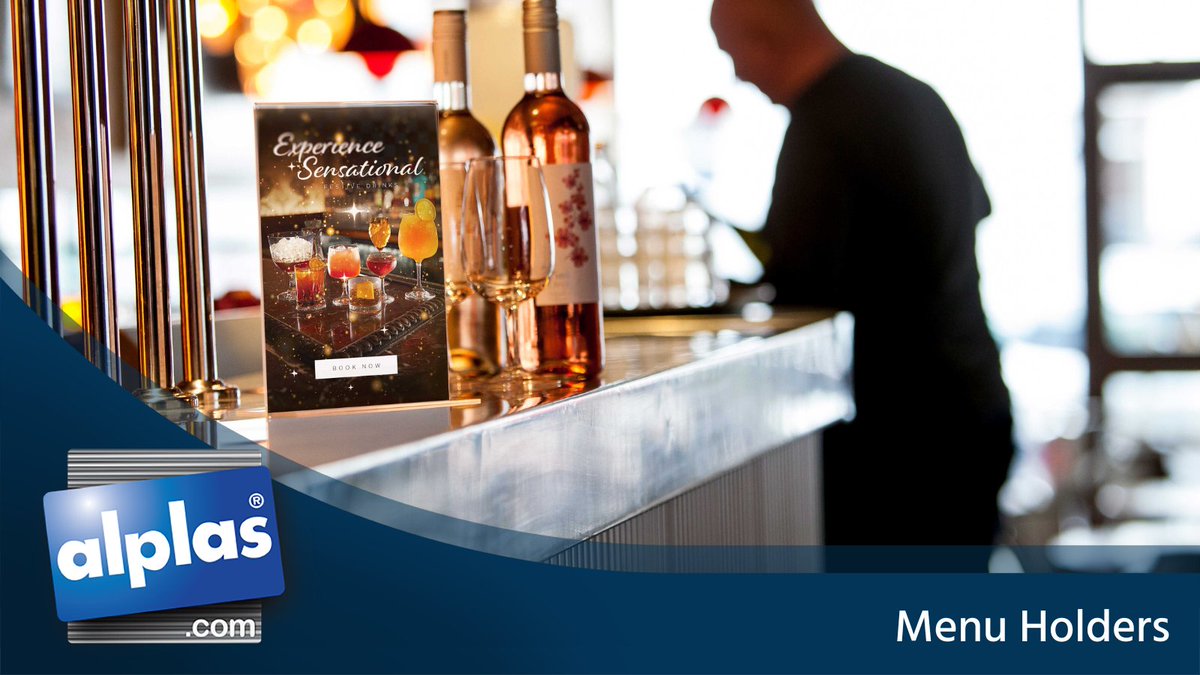 ‘Tis the season to showcase your Christmas offering with our range of Menu Holders.

Angled or straight, we have a wide range of solutions that make displaying seasonal menus easier than ever. We are the UK’s original point of sale and display accessory manufacturer.

#Alplas