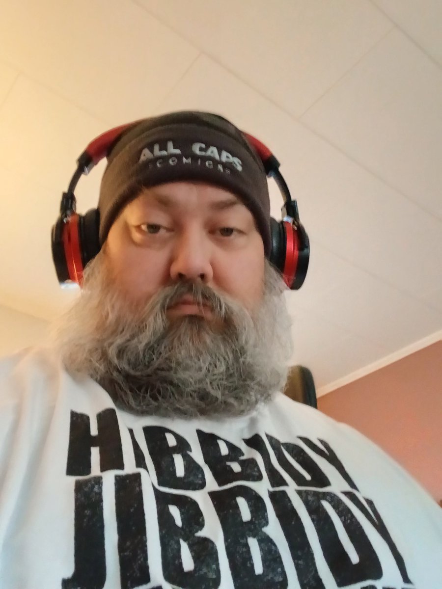 KidVermin94's tweet photo. I was supposed to post a Pic in my Hibbidy Jibbidy shirt when I got it, but I'm a pussy. Here it is @TheKnifeSchool I need another human to take a better Pic lol. #Comicsgate #Rippoffverse ps peep that #ALLCAPScomics beanie!! https://t.co/I3UvFJnuzM