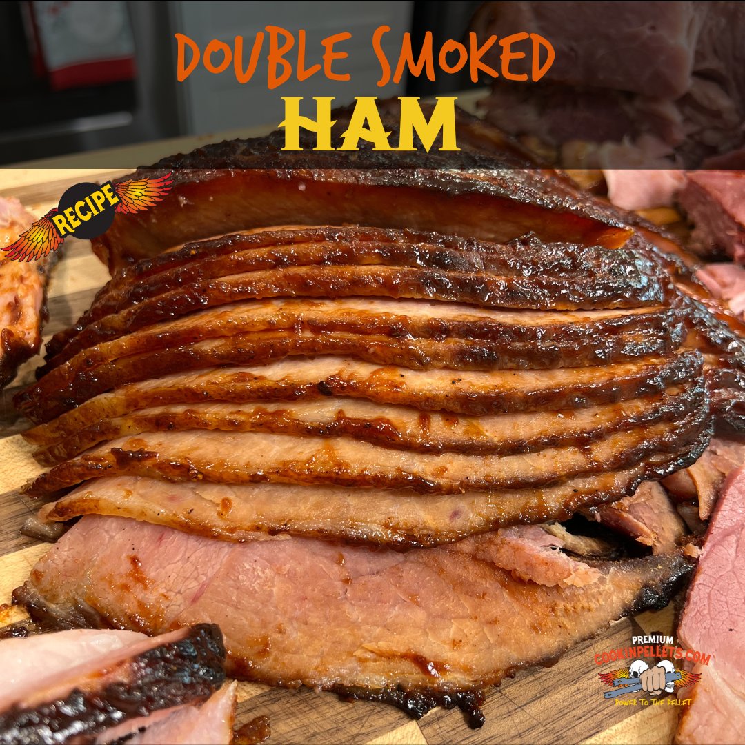 cookinpellets's tweet photo. Make your Christmas dinner unforgettable with this Double Smoked Ham recipe! Smoked on your pellet grill this easy smoker recipe is packed with rich, smoky flavor that’s perfect for holiday feasts. #hamrecipe https://t.co/oeCSF8Xzln https://t.co/DZGm7shOOB