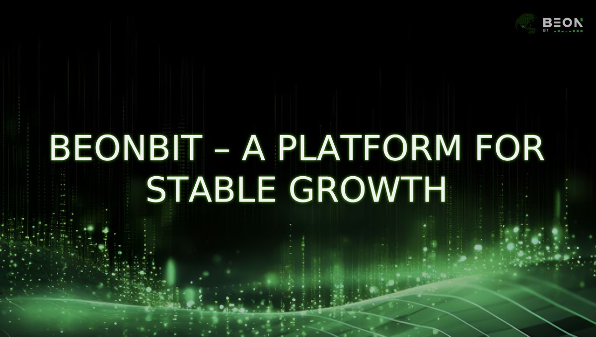 🌌 Beonbit – A Platform for Stable Growth