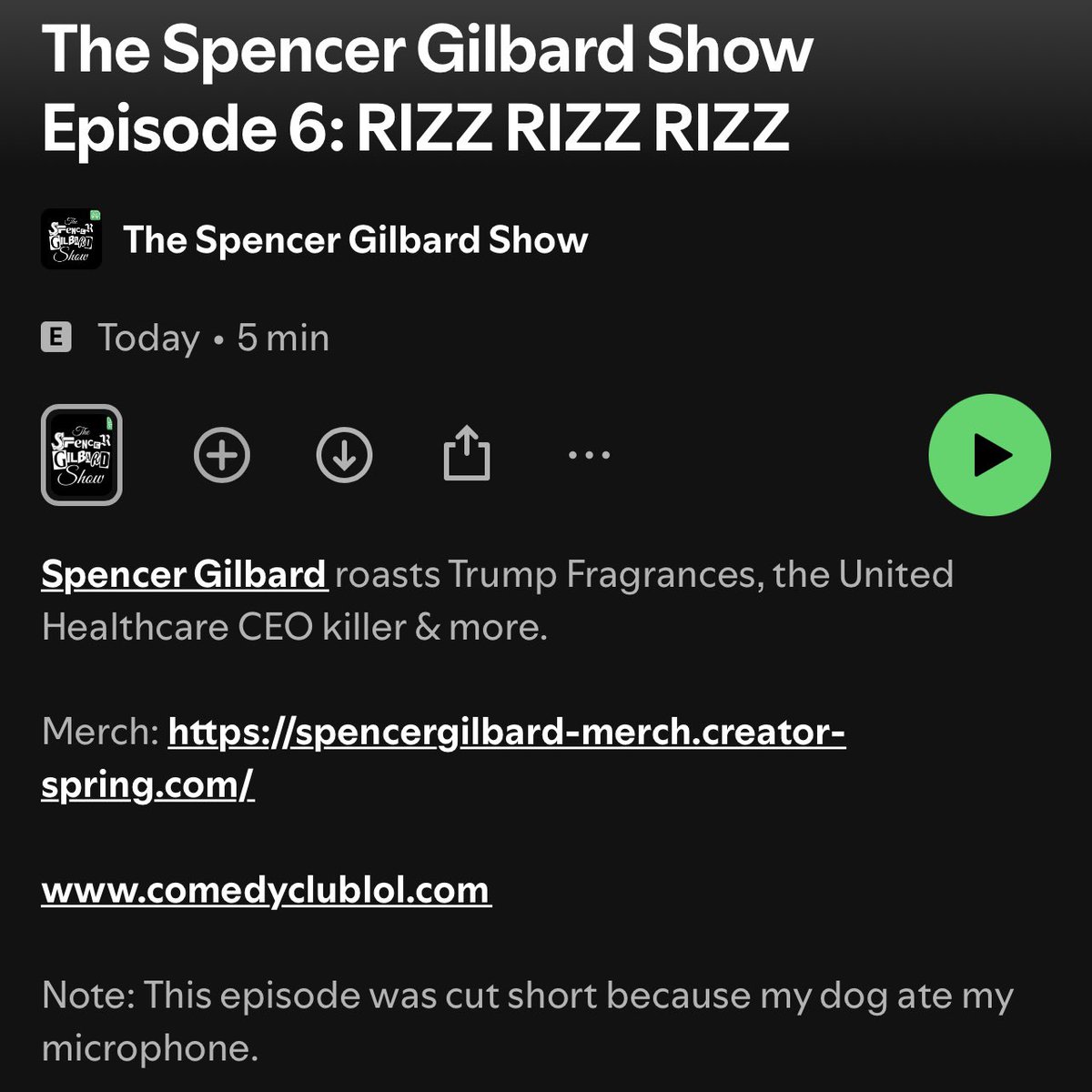 Spencer Gilbard tweet media