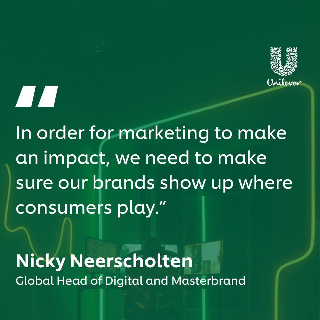 Unilever's tweet photo. The gaming space is growing fast, offering brands unique opportunities to connect with younger consumers. We look at how Knorr’s #ModtheVeg marketing campaign boosted brand awareness in the gaming world, as well as intention to buy.
#UnileverBrands