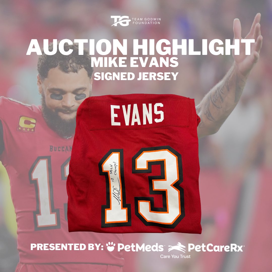 Team Godwin Foundation (@teamgodwinfdn) on Twitter photo Any M1K3 fans out there? 🏈
Check out our virtual auction now through Dec. 15th to bid on unique memorabilia. Visit: TGFAuction2024.givesmart.com to get in on the fun!
#Bucs #MikeEvans #teamgodwin <a href="/MikeEvans13_/">Mike Evans</a> <a href="/MikeEvansFamil1/">Mike Evans Family Foundation</a> Any M1K3 fans out there? 🏈
Check out our virtual auction now through Dec. 15th to bid on unique memorabilia. Visit: TGFAuction2024.givesmart.com to get in on the fun!
#Bucs #MikeEvans #teamgodwin <a href="/MikeEvans13_/">Mike Evans</a> <a href="/MikeEvansFamil1/">Mike Evans Family Foundation</a>