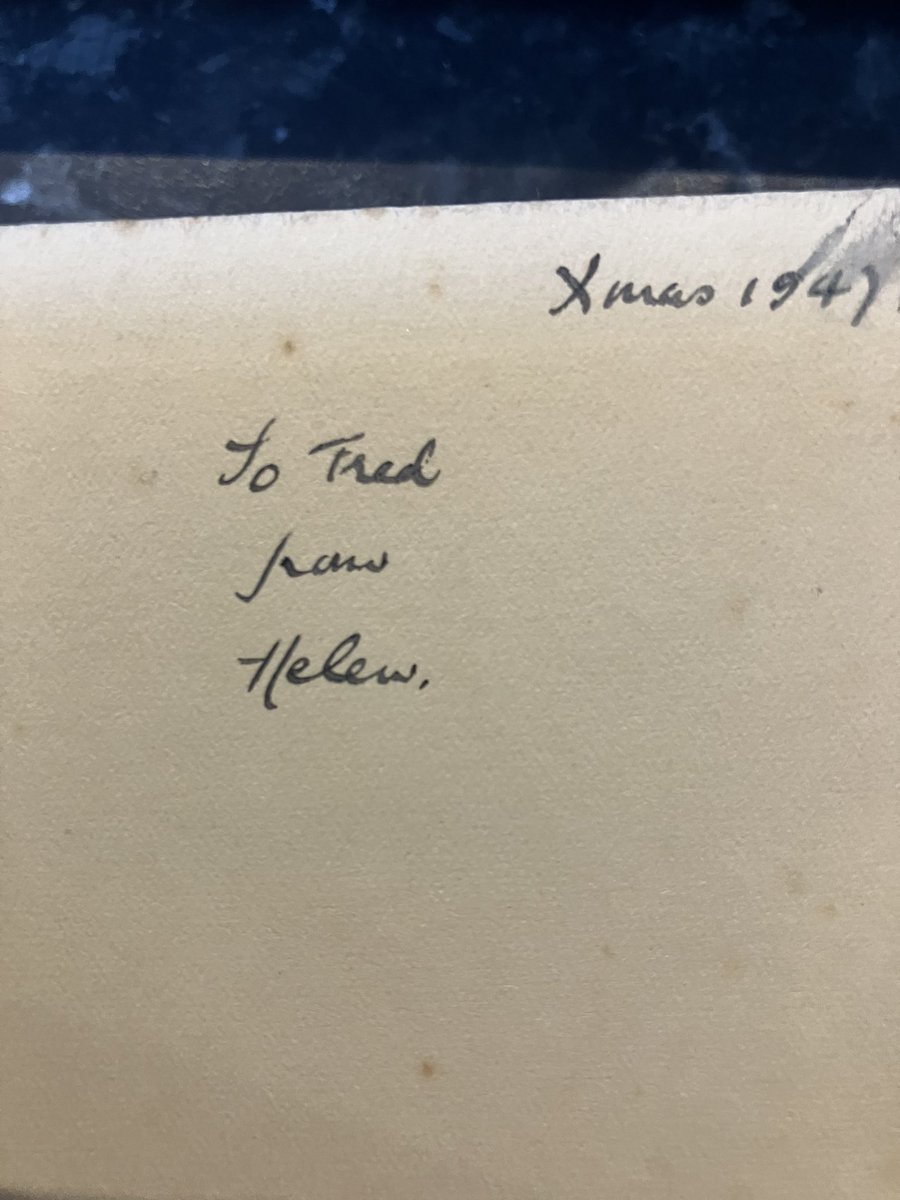 Nice purchase today £3-50 “As it was….World without end” 1935. Helen Thomas . I wonder if this is her signing it? <a href="/EdwardThomasFS/">Edward Thomas Fellowship</a> #HelenThomas <a href="/ww1lit/">WW1 Poetry Archive</a> #WW1 #EdwardThomas