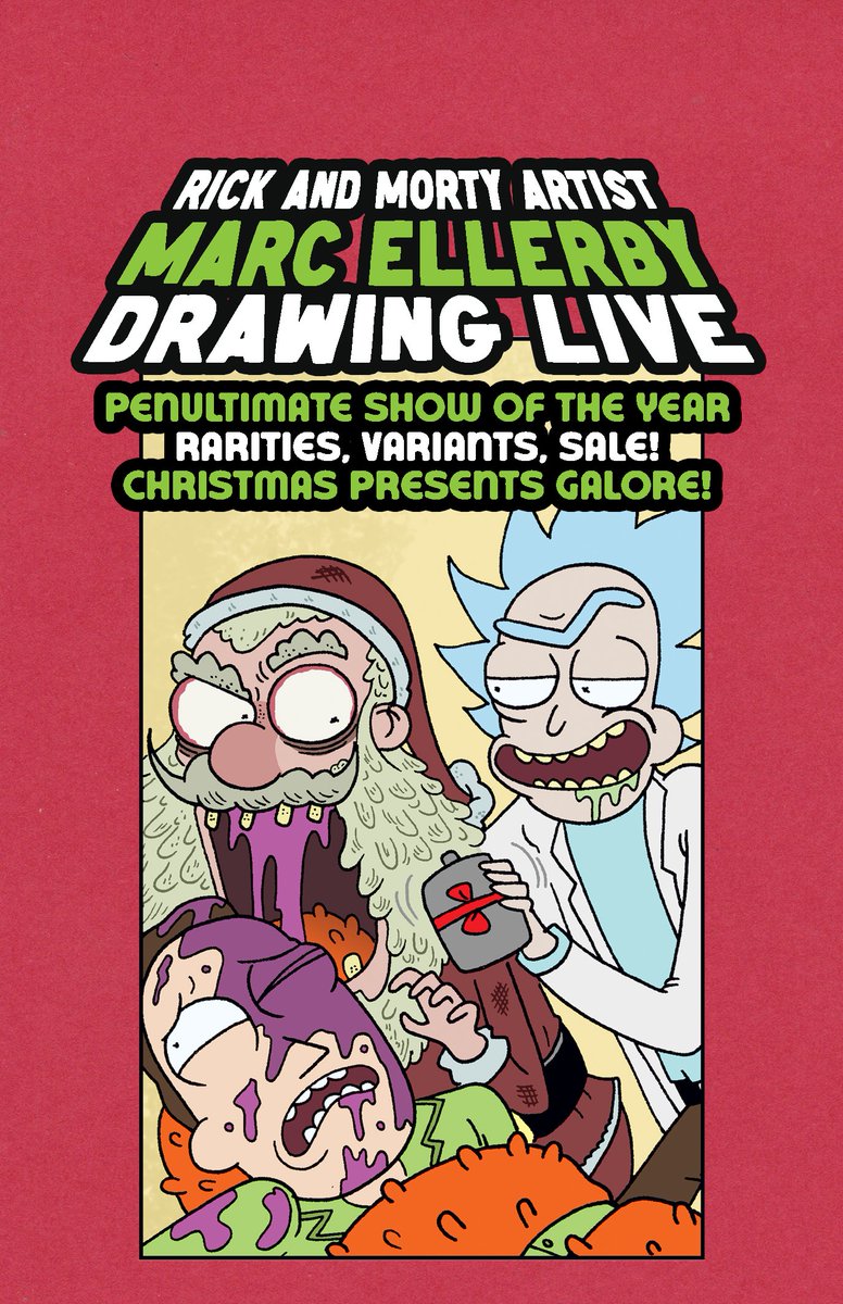 MarcEllerby's tweet image. My penultimate WhatNot show is tonight at 8pm GMT. I'll be signing and drawing on comics, graphic novels, prints ah you get the drill!
You also get to listen to my festive playlist if you wanted to hear the Murder City Devils Christmas song. whatnot.com/live/91fe8feb-…