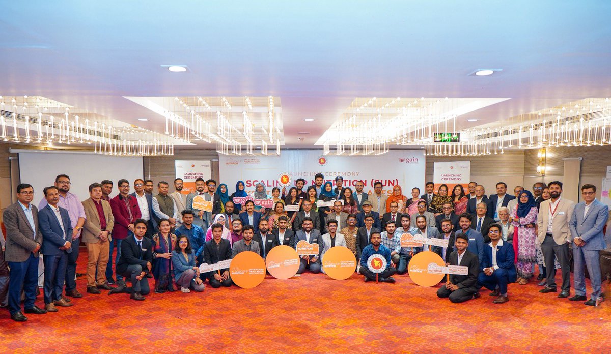 mrhasanbappy's tweet photo. Happy to share that the SUN Youth Network Bangladesh is launched under the leadership of SUN Secretariat Bangladesh, Ministry of Health and Family Welfare in coordination with other ministries and networks, and @GAINalliance serves as the network's secretariat. https://t.co/PUcI7251cQ