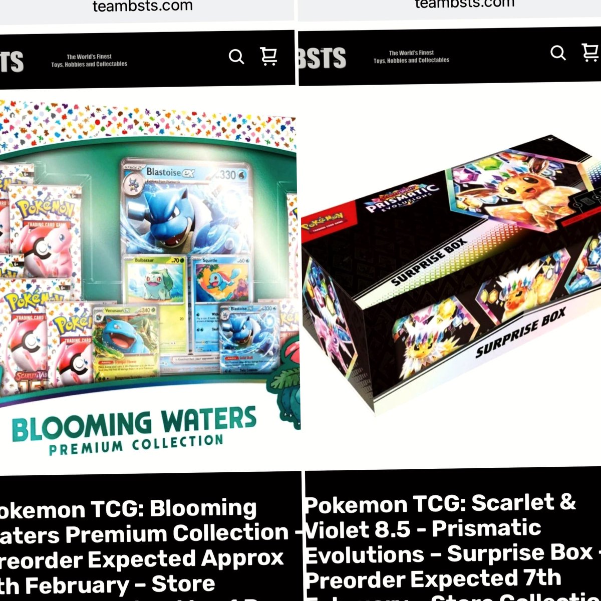 busstoptoyshop's tweet photo. 💥 HEADS UP 🔥
I know y’all busy thinking about Xmas, but a wee PSA. Preorders just went live on our website for two of the most hyped #Pokemon products of all time. https://t.co/0N9BeVGlP3 - go real fast ⚡️⚡️⚡️ (Store Collection only)

#teambsts #largs #pokemontcg https://t.co/ri2PHxY3A9