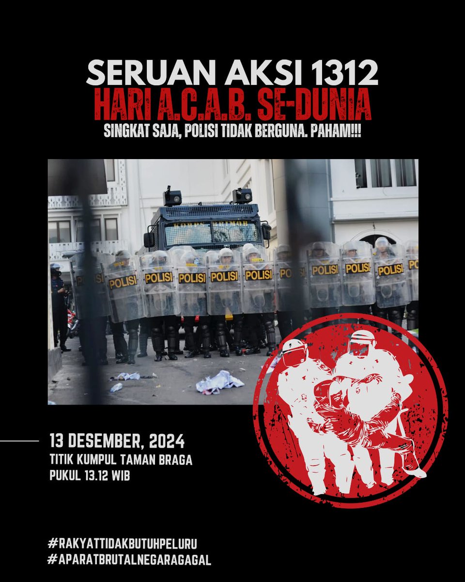 BSA_1933's tweet photo. Dari kanal kontra1312, besok 13.12.04!

See you ✊ #1312 https://t.co/GpnuX0qeOY