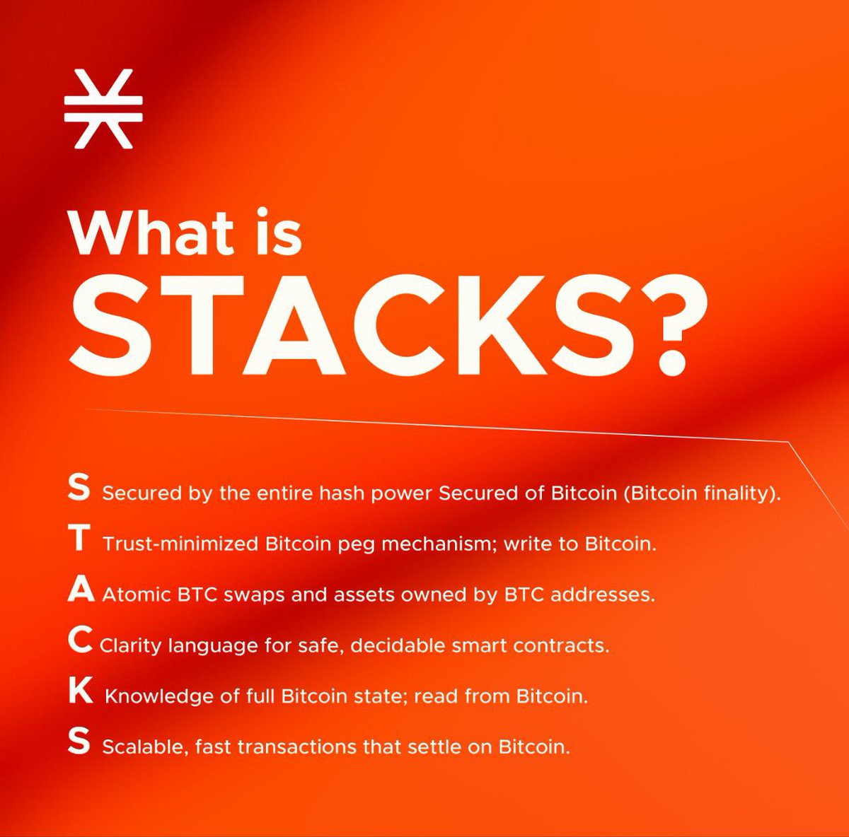 Bright_Afluenz's tweet photo. Gm @Stacks

In today's episode of, Know your favourite Bitcoin L2, STACKS.

I bet some of you didn't know this 😁 https://t.co/4wmWxYYf4x