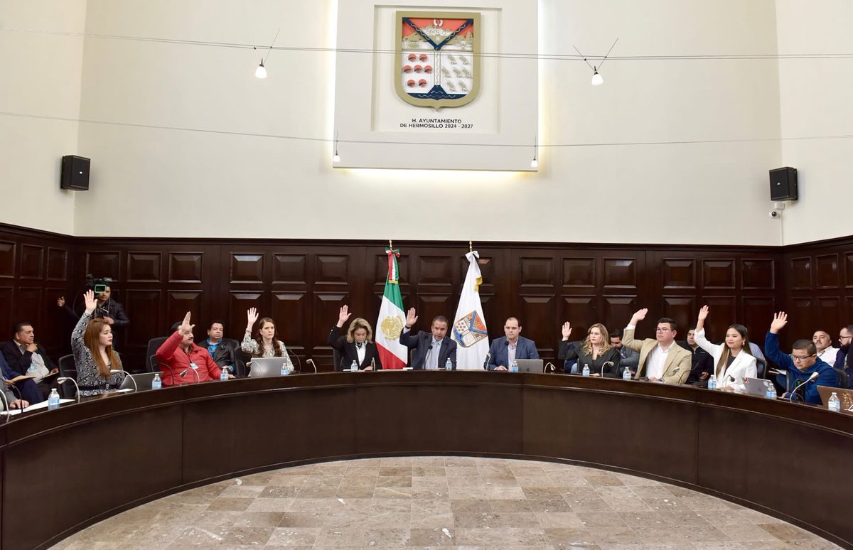 Ayer fue aprobado por el Cabildo de Hermosillo el Plan Municipal de Desarrollo 2025-2027, con lo que se autorizó su envío al Congreso local y su publicación en el Boletín Oficial. El PMD es el documento rector de las acciones que realizará el <a href="/HermosilloGob/">Gobierno de Hermosillo</a> los próximos 3 años.