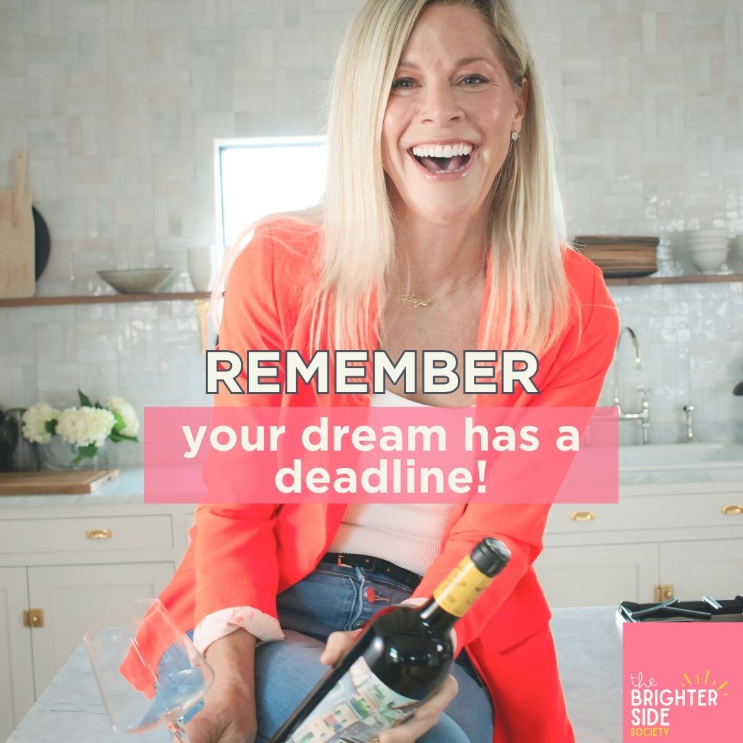 sipindipity's tweet image. Remember your dream has a deadline!