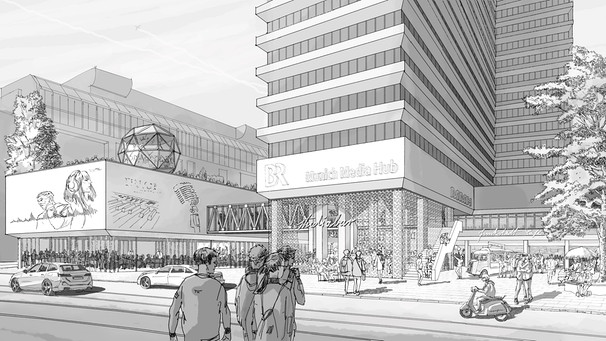 BR-Funkhausareal: Mindereinnahmen in Millionenhöhe durch Denkmalschutzvorgaben für den "Studiobau". ➡️ br.de/presse/inhalt/…