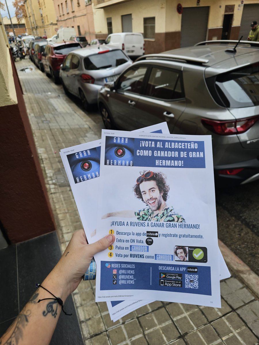 a empapelar bien el barrio 🫡
@ruvens__

#GH12D #RuvensGanador