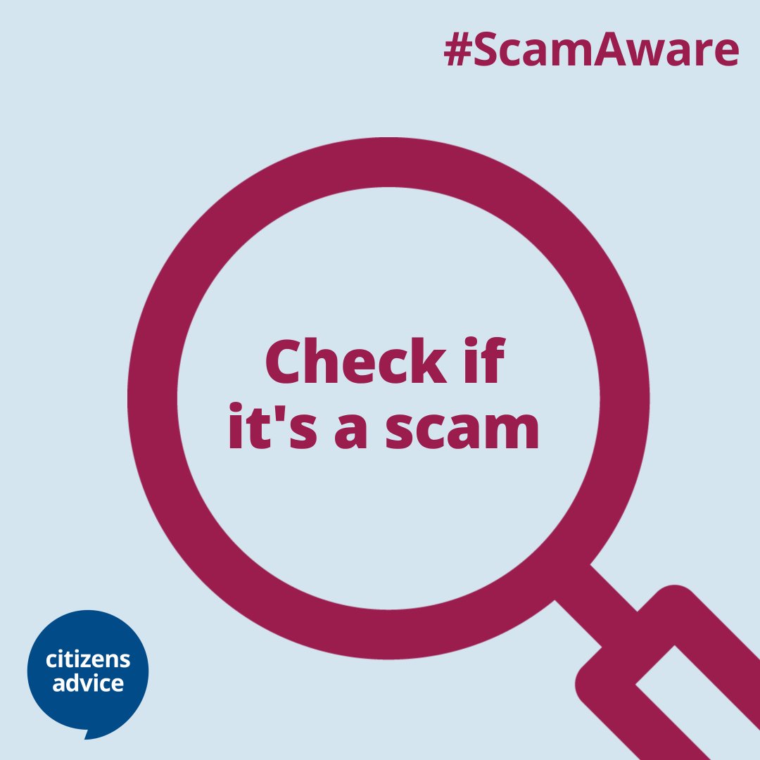 AshfieldCAB's tweet photo. 😟 Had a problem with a shop when buying for #Christmas?

Our online tool can help you check if you’ve been scammed.

Be #ScamAware and head over to our website ⤵️
https://t.co/mg9UR3uaxs https://t.co/JdpOKghupm