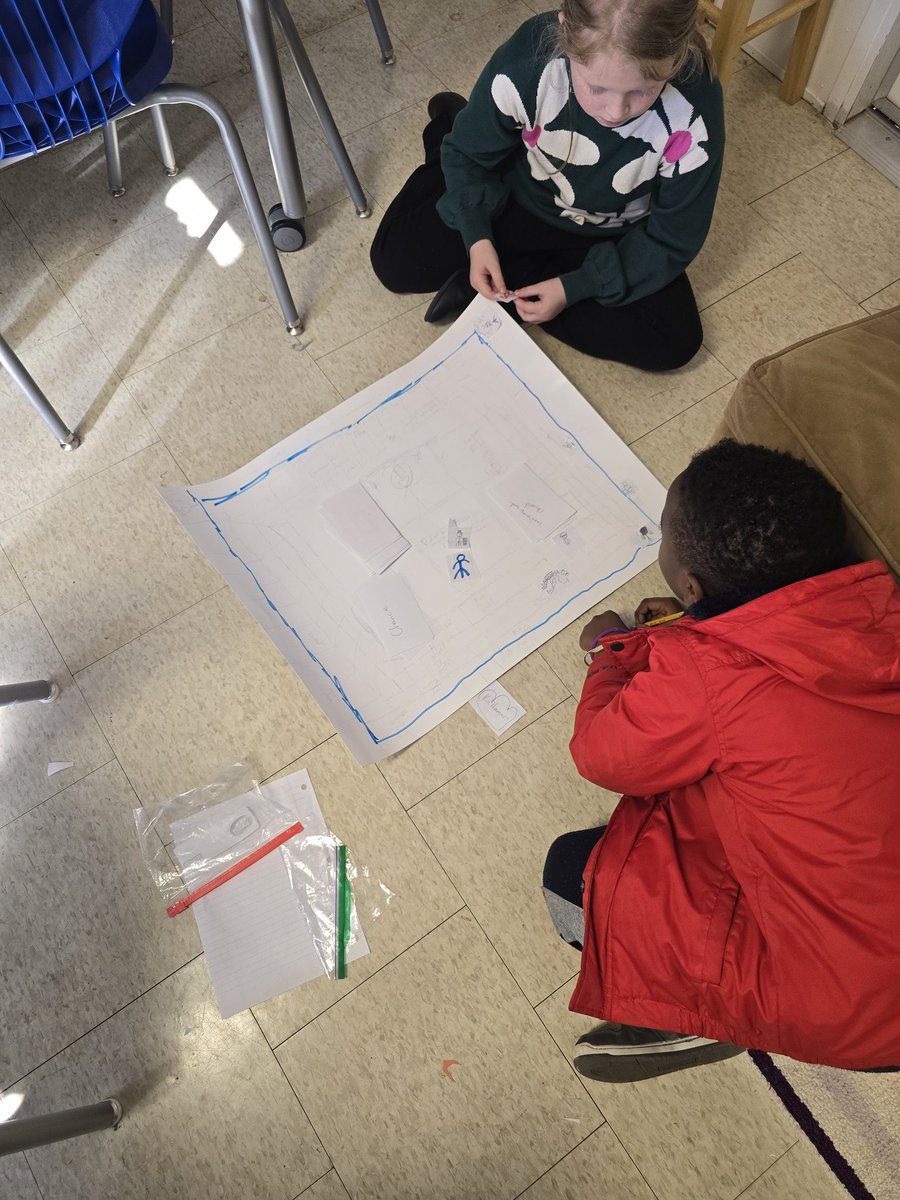 JanetTolbert6's tweet photo. 3rd graders playing the algebra board games that they created at the end of our algebra unit. @LGE__HCS @BrittanySutton_ @SparkleTSmith https://t.co/KHG8cXwjXT