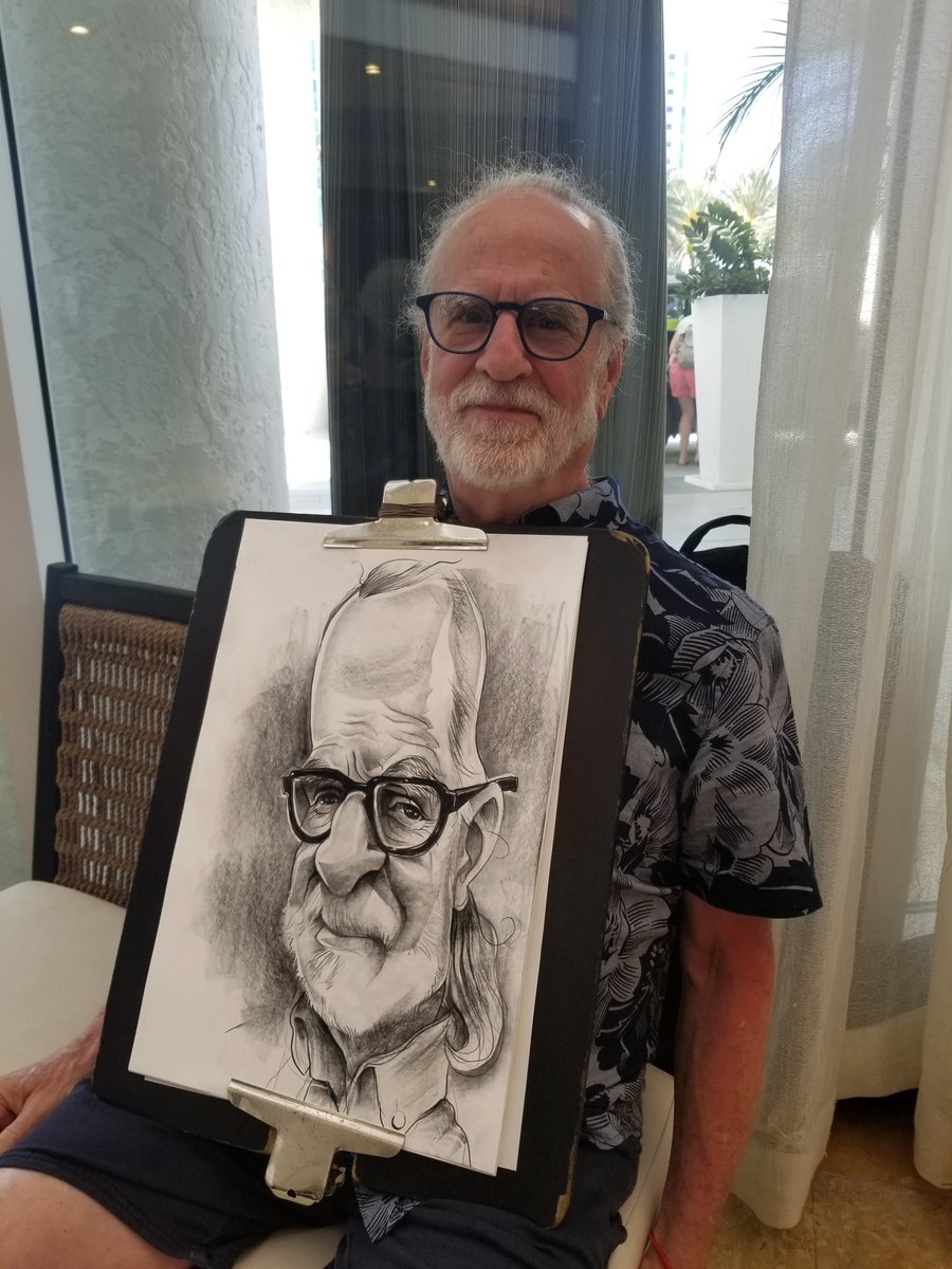 danalmar's tweet photo. Live drawing. Cretacolor Nero leads on paper.

#caricature #caricatures #exaggeratedart #danalmariei #cretacolor #livedrawing #drawing #entertainment #fun #funny #sketch #blackandwhite #tampa #tampabay

https://t.co/LYCnb4tKfR https://t.co/TG351wk5Jq