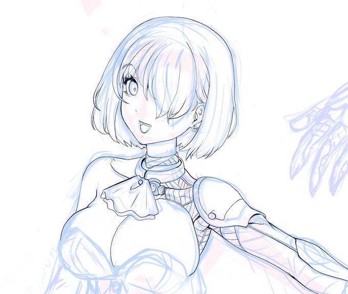 ちょっとだけ試しにペン入れしてみます。 