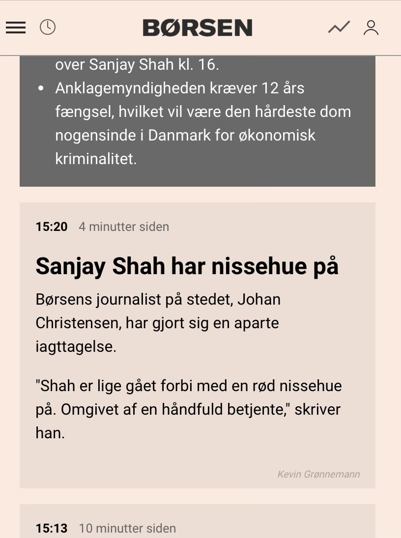 Blandt de nyheder jeg ikke havde regnet med at læse i dag🧑🏽‍🎄
