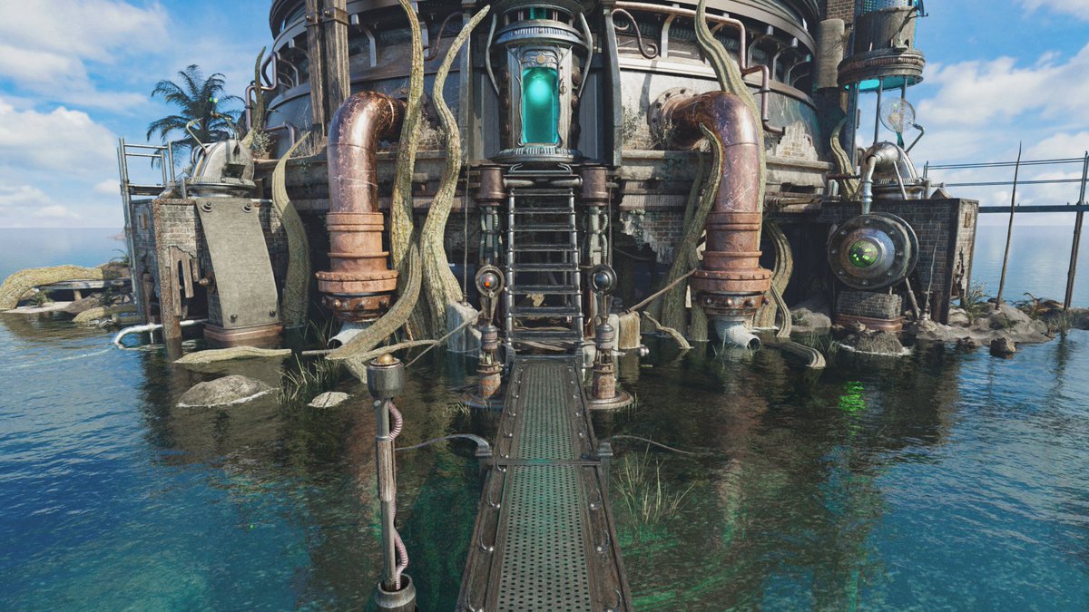 NeyyahGame's tweet photo. Raw blender render vs the photoshop edit. This depicts one of many scenes going through some cool VFX work. Check out my recent devlog on looping effects for Neyyah here: https://t.co/i6tVj0wuhZ #ShowcaseThursday #gameart #animation #upcoming #adventuregame #firstpersongame https://t.co/yviyLsgvWH