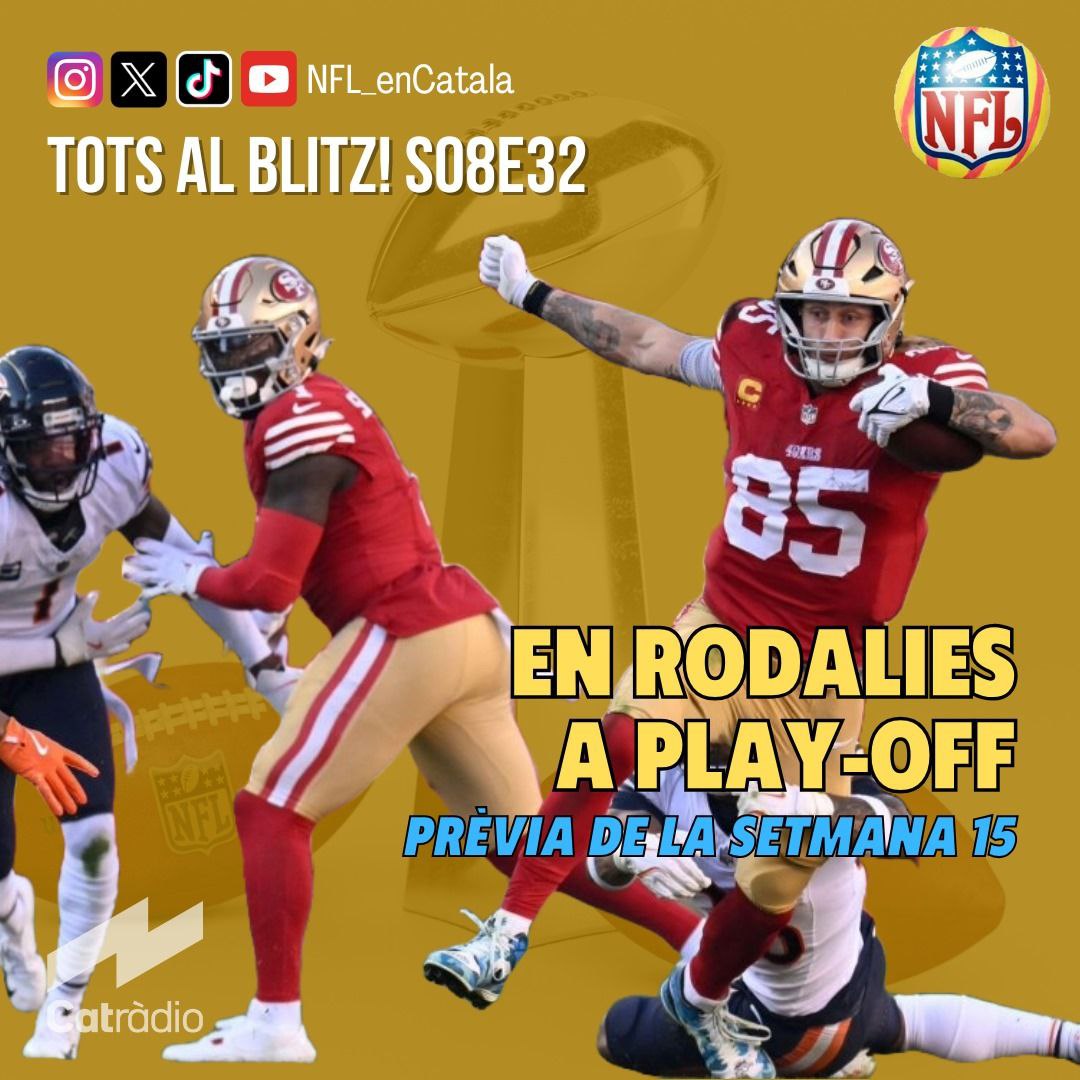 NFL_enCatala's tweet photo. 🏈👉 Tots al Blitz! S08E32 👈🏈
🚂Alguns equips van muntats en la R2 cap a Play-off. Arribaran a temps? 🏈
✅ Fem la previa de la jornada 15, i probabilitats de guanyar
🔮 I el Pick'em!
Links al següent missatge (👇)
#NFLcat https://t.co/lek7YOJRH6