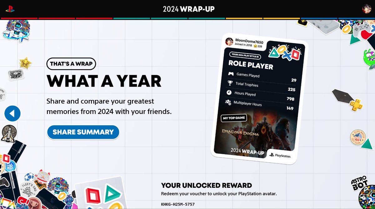 #PlayStationWrapUp2024
