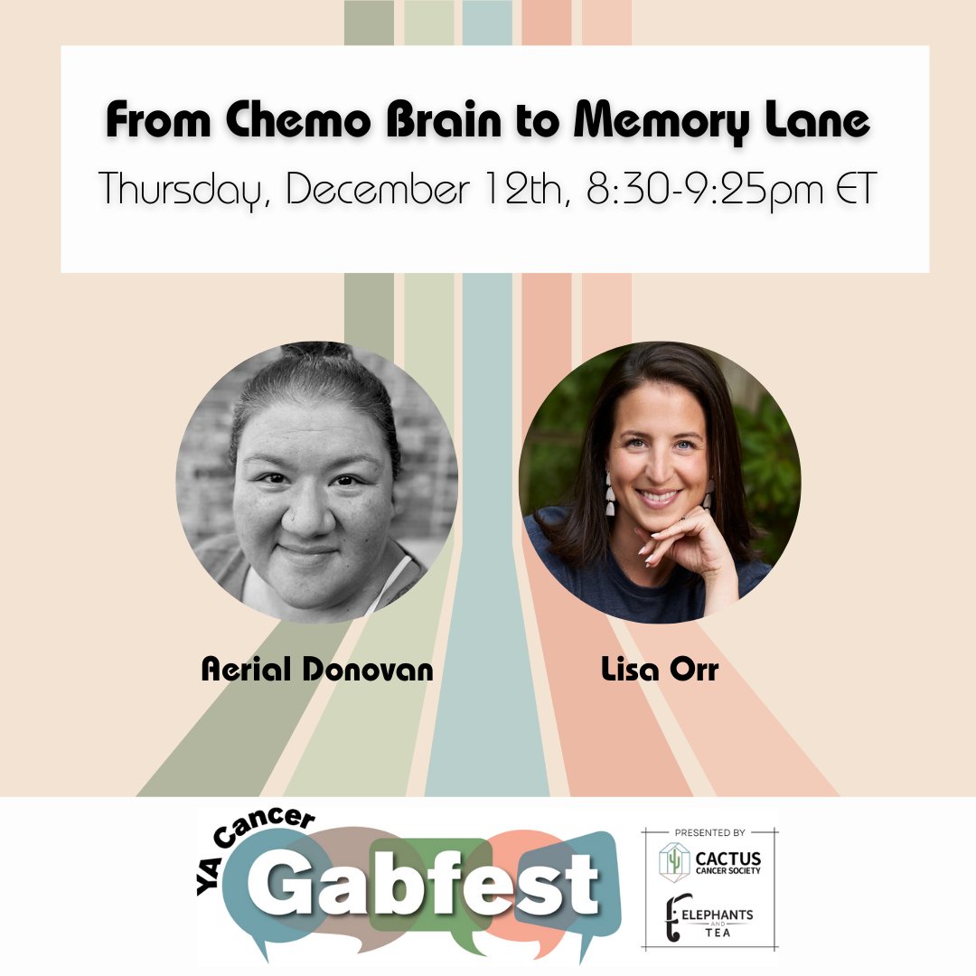 ElephantsTea's tweet photo. It's Day 4 of YA CANCER GABFEST!
Check out what we have scheduled for tonight!
Register here:
https://t.co/5Rj6Bh1Ix3
#YACancerGabfest #Gabfest #YACancerGabfest2024 #Year5 #YACancerSupport #AYACancerSupport #AYAsupport #AYAcancer #YAcancer #community https://t.co/GQ92QLxYbL
