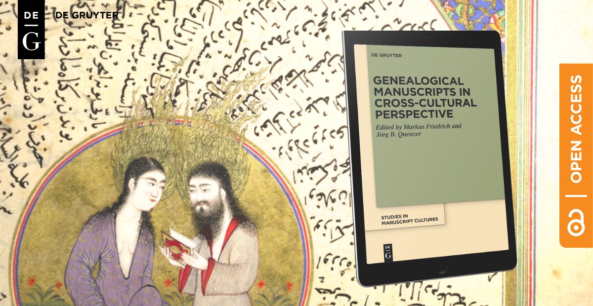 Longing for flourishing family trees and illuminated genealogies on grey days? 🌳
 
This volume traces the Ottoman dynasty back to Adam and Eve in one of its cross-cultural #manuscript studies:
degruyter.com/document/doi/1…

Now available #OpenAccess!