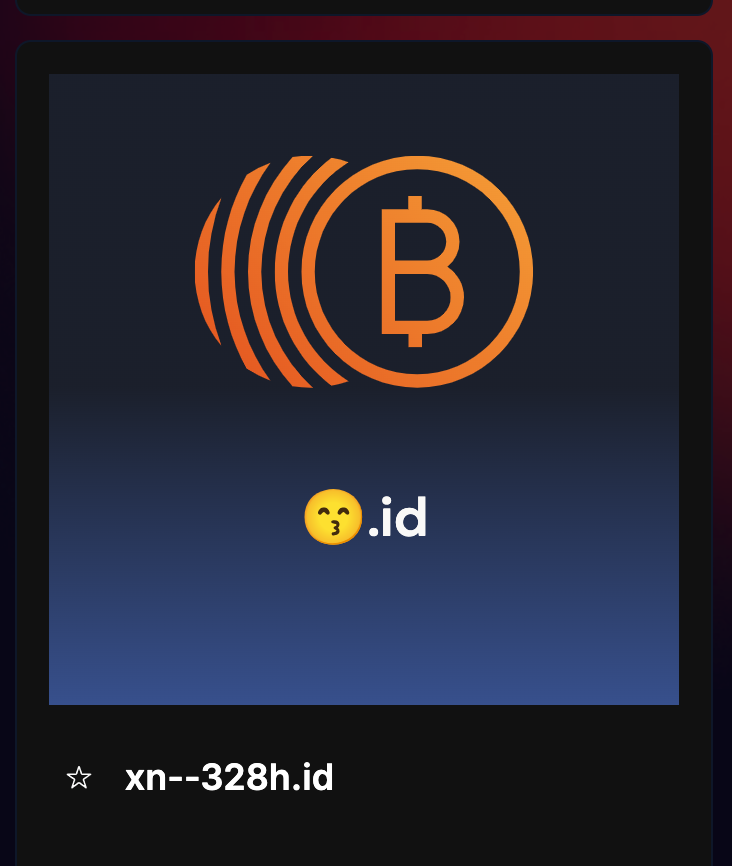 bitstellars's tweet photo. 😙share and giveaway web3 domain day8 😙

😙.id   

😙tag any 5 guys
😙follow me   
😙like &amp; repoot

 #emoji web3 domain is a collectible. Can't make you quick money 💰

 result within 24 hours 2⃣️4⃣️
#BTC #btcname #Did #bns #bitcoindomain #btcdomain #bitcoinname https://t.co/iI4tqCOjch