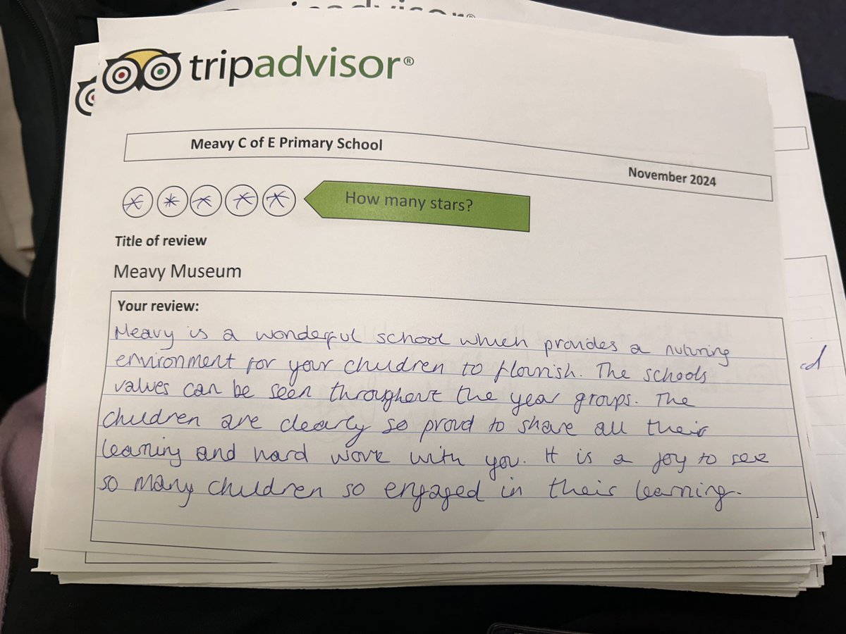 Meavy museum was an excellent opportunity for the children to share their learning with visitors. You can see it’s a success by the trip advisor reports!! <a href="/stchris_trust/">St Christopher’s Trust</a> <a href="/MeavySchool/">Meavy Primary School</a>
