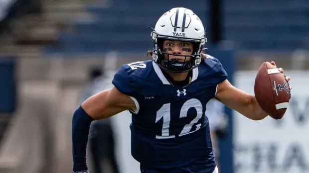 #AGTG Blessed to receive an offer from Yale University #ThisIsYale <a href="/HuskieFB/">Naperville North FB</a> <a href="/EDGYTIM/">Timothy “EDGYTIM” OHalloran</a> <a href="/HuskieStrength/">Huskie Strength & Performance</a> <a href="/AllenTrieu/">Allen Trieu</a> <a href="/SWiltfong_/">Steve Wiltfong</a> <a href="/GregSmithRivals/">Greg Smith</a> <a href="/petegabrione/">Pete</a> <a href="/Coach_Arthurs90/">Chris Arthurs</a> <a href="/nnhsboosters/">NNHS Boosters</a> <a href="/NNHS_Athletics_/">Naperville North Athletics</a> <a href="/CoachOstrowsky/">Chris Ostrowsky</a>