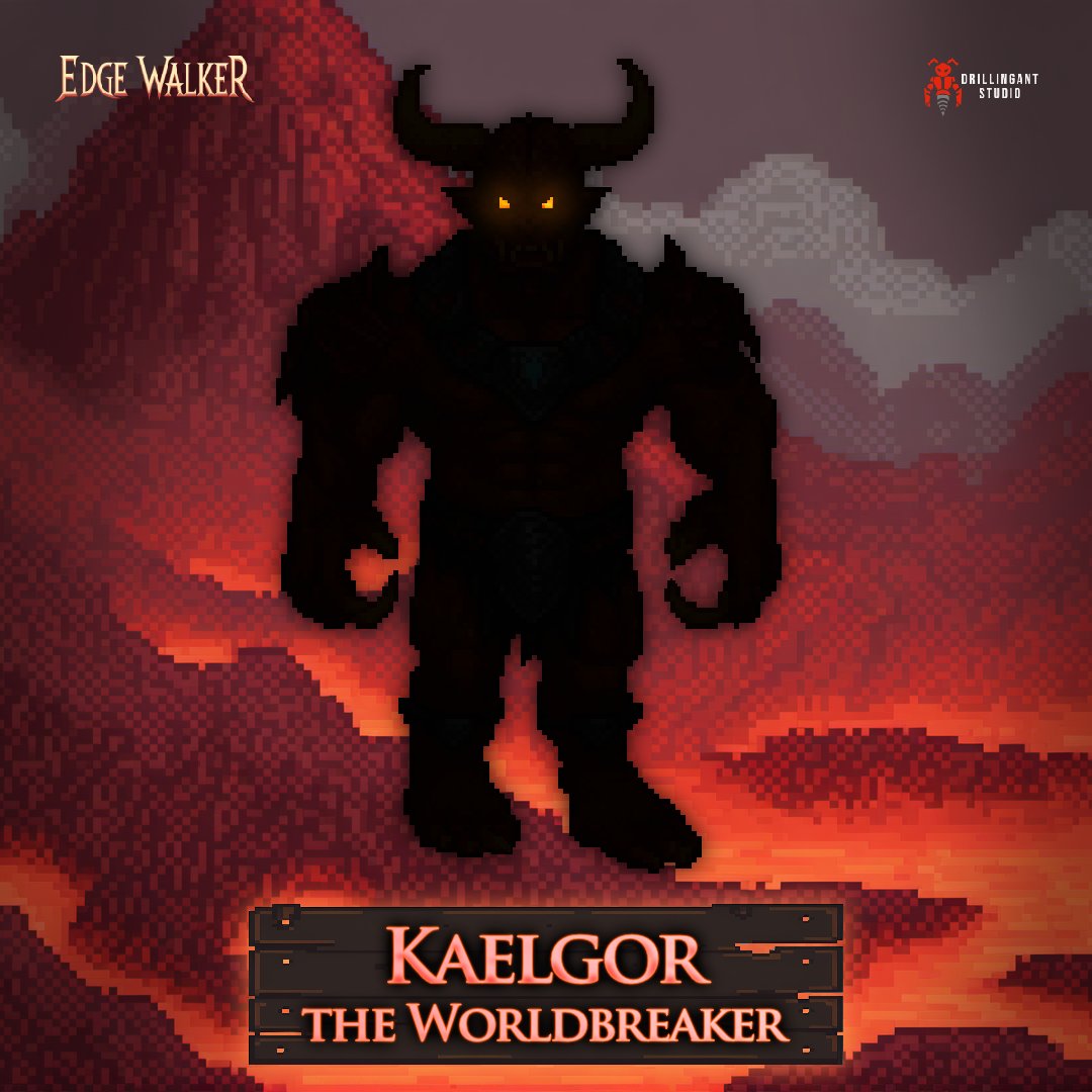 His name is Kaelgor the Worldbreaker. 🔥
The infernal conqueror, forged in fire and wrath, waiting to unleash chaos upon the unworthy.
Do you have what it takes to face him?
Brace yourself, mortals. Hell awaits. 👹

#IndieGame #GameDev #PixelArt