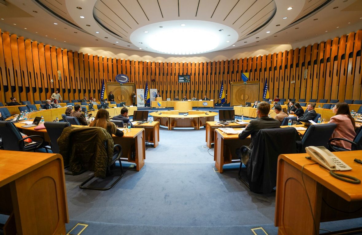 eubih's tweet photo. Head of Cooperation of @eubih Ellero spoke at the “Decade of the Berlin Process” conference today, reaffirming the EU's full support for BiH’s progress and regional integration. He stressed the need for reforms to achieve Berlin Process goals. 
🇪🇺 stands firm in supporting 🇧🇦. https://t.co/SlbaIS7r1J