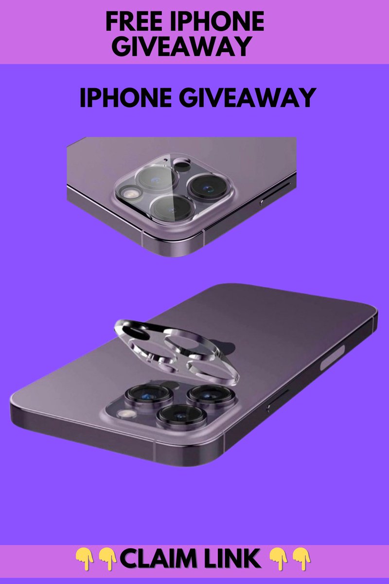 Free iPhone Giveaway Contest
👇👇Claim link 👇👇
rewardszones.com/iphone2025/2f8…
🎉 iPhone 16 Pro Max Giveaway
#iPhone15ProMax #Giveaway #WinAniPhone #FreeiPhone #Contest #iPhone15 #TechGiveaway #DontMissOut #EnterToWin #Freebie #getfreeiphone #winiphone #contestiphone