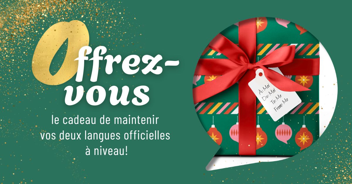 CLOduCanada's tweet image. Faisons l'effort de #conserver nos #CompétencesLinguistiques, car un futur #bilingue est un #cadeau qui ne perd jamais sa valeur!