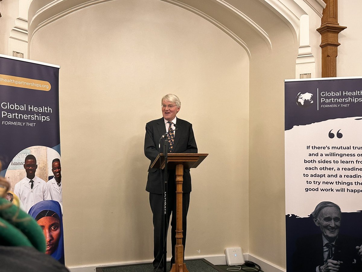Global Health Partnerships (formerly THET) (@thetlinks) on Twitter photo Now speaking: Rt Hon <a href="/AndrewmitchMP/">Andrew Mitchell</a> 🎉
“Through these #healthpartnerships there is an equality of opportunity, and an equality of need” Now speaking: Rt Hon <a href="/AndrewmitchMP/">Andrew Mitchell</a> 🎉
“Through these #healthpartnerships there is an equality of opportunity, and an equality of need”