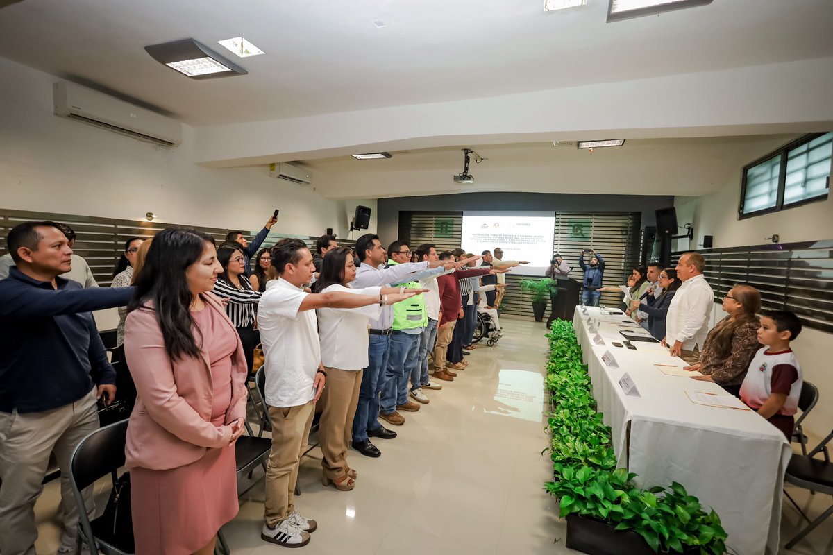 YensunniMtz's tweet photo. Por un municipio en donde nuestras infancias y juventudes vivan felices, en entornos seguros, encabezamos la instalación, toma de protesta y primera sesión ordinaria del Sistema Municipal de Protección Integral de Niñas, Niños y Adolescentes de Othón P. Blanco 2024-2027.
#OPB https://t.co/Q6FZiosYAS