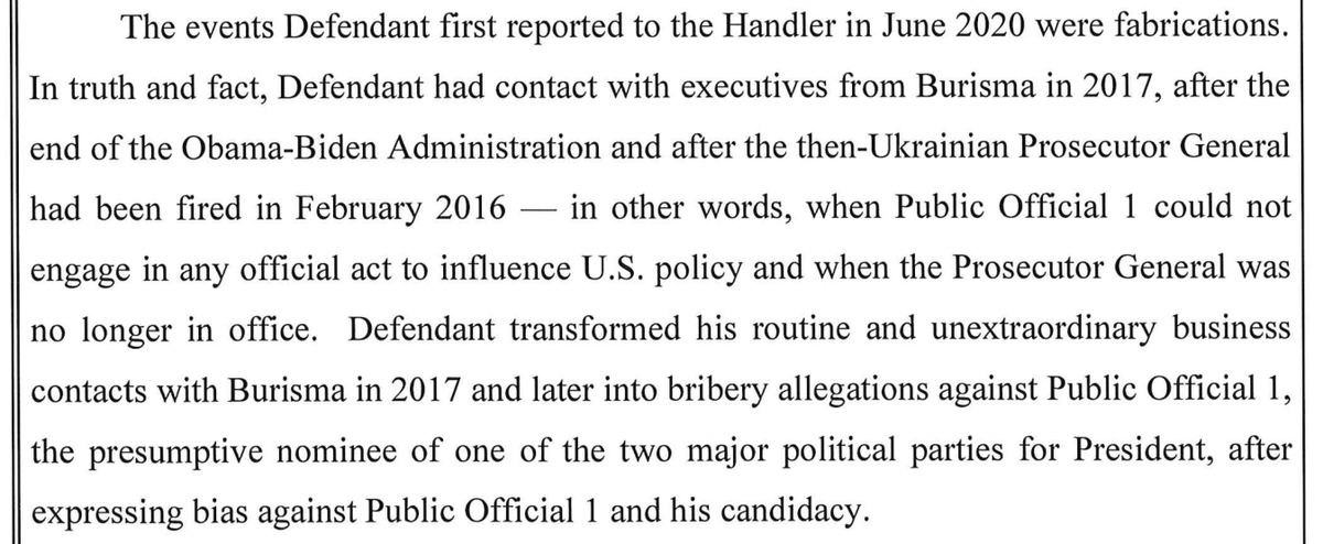 In a plea deal, Alexander Smirnov admits he fabricated the bribery allegation against Joe Biden that <a href="/RepJamesComer/">Rep. James Comer</a>, <a href="/ChuckGrassley/">Chuck Grassley</a>, and Bill Barr championed, which led to collapse of Hunter Biden plea deal. 

<a href="/RepRaskin/">Rep. Jamie Raskin</a> 

storage.courtlistener.com/recap/gov.usco…