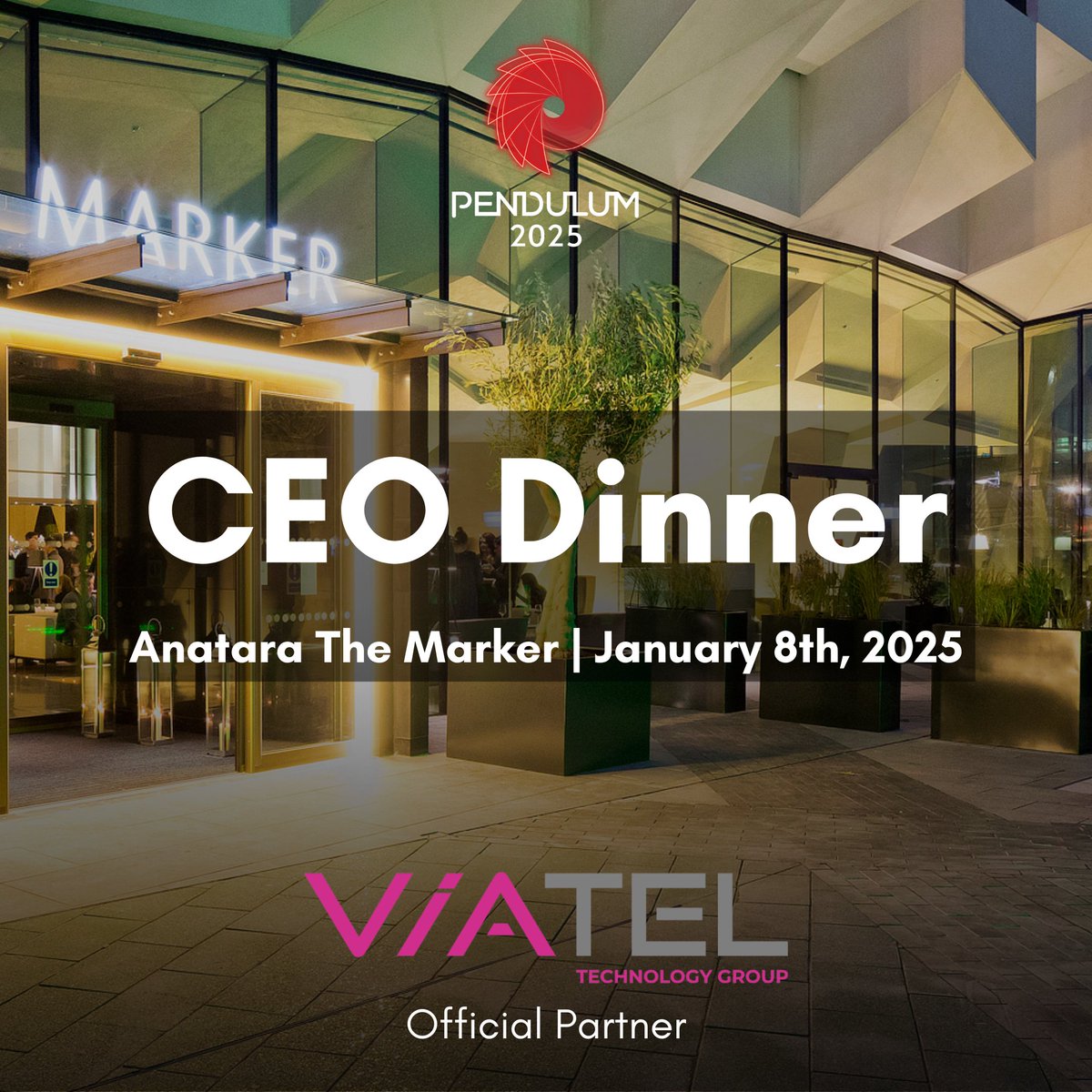 We’re thrilled to announce <a href="/ViatelGroup/">Viatel Technology Group</a>  as an official partner for Pendulum Summit 2025! 

To celebrate, we’re giving you the chance to WIN 2 Premium Plus Tickets (worth over €1,000 each!) to experience Pendulum Summit 2025. 

👉 Enter here: tinyurl.com/4vztvr96