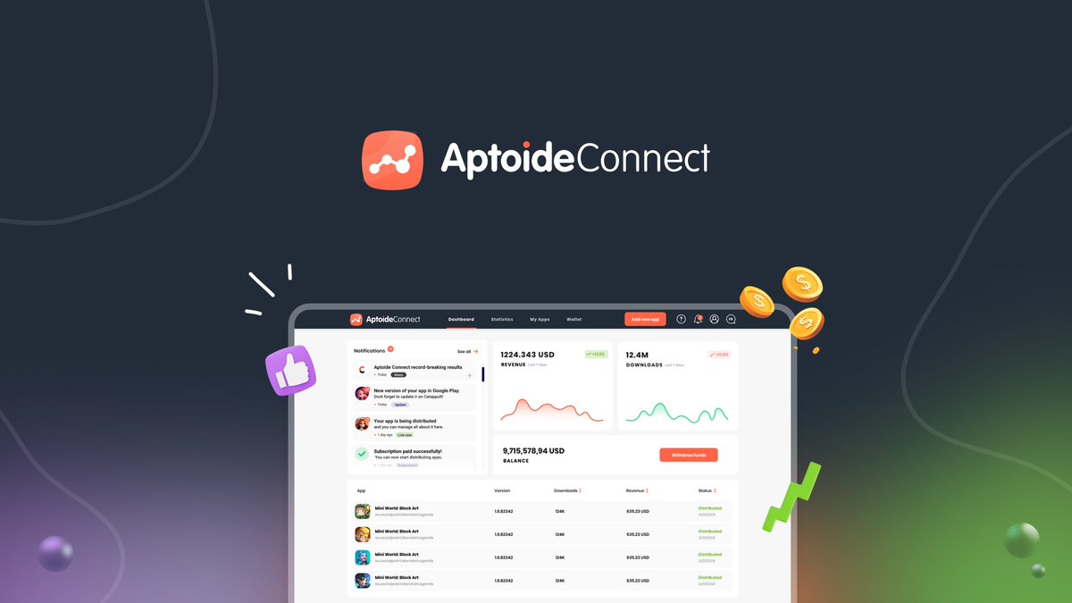 🚀 Big news! Catappult Console is now Aptoide Connect - a rebrand that deepens its connection to the Aptoide ecosystem! Same seamless platform, new name. Welcome to future of mobile app distribution for Android &amp; iOS.💡 #Aptoide