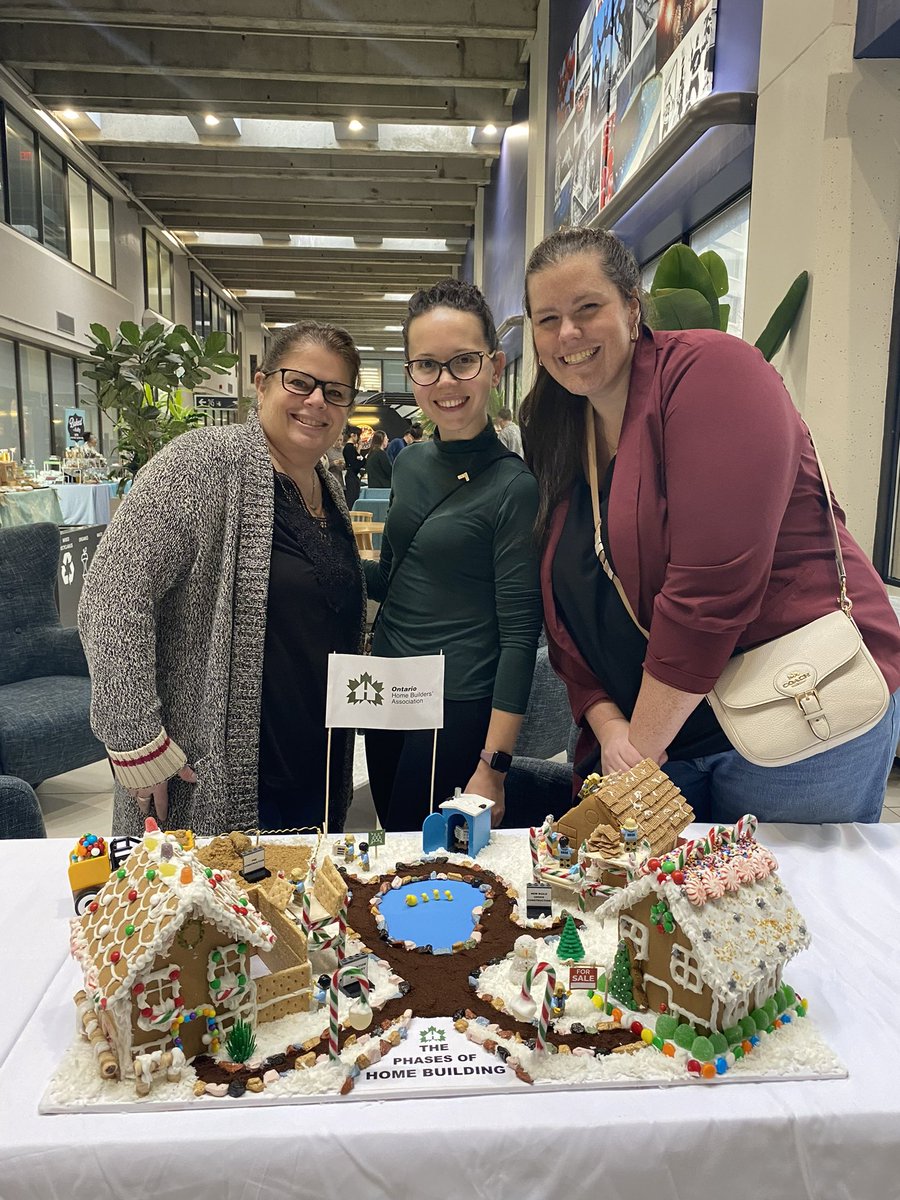 OntarioHBA's tweet photo. Congratulations to our Operations team that won the gingerbread contest in our building! The winning concept was: The Phases of Home Building. #OHBA #Homebuilding https://t.co/QC7AWGj1eh