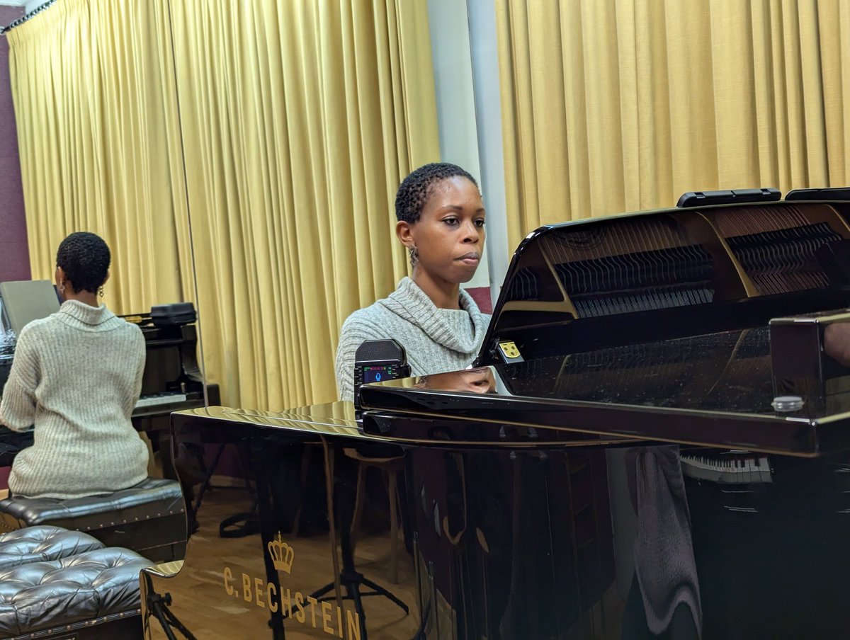 LeahBroad's tweet image. First rehearsal for the world premiere recording of Avril Coleridge-Taylor&apos;s Piano Concerto and it sounds phenomenal 🥹 recording with Samantha Ege, @BBCPhilharmonic &amp;amp; @JKAConductor in January!!