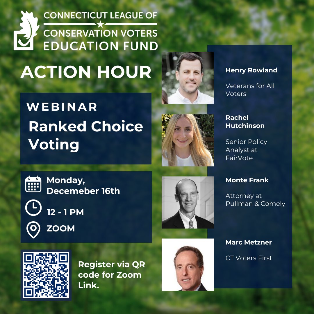 CT League of Conservation Voters tweet media