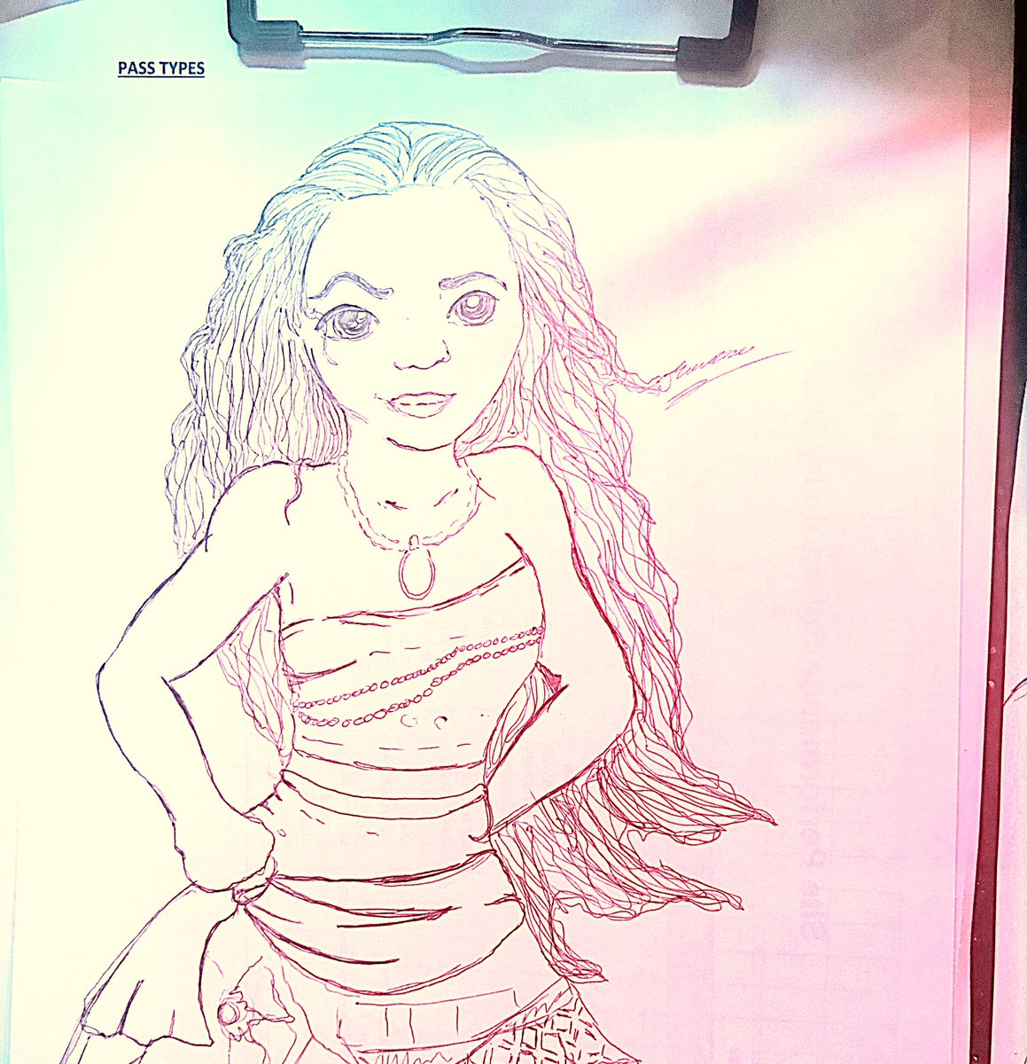 Faeismonstrous's tweet photo. Working at a movie theater will have you drawing all the characters from the current showings 
#Moana2 #disneyadult #Disney #ArtistOnTwitter #Trending #movies #moana #TheaterRoom #slowday #fanart #takingcommisions #Commission https://t.co/OtezU19yEN