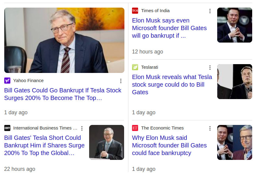 TonyClimate's tweet photo. . @elonmusk has many wonderful accomplishments, but bankrupting @BillGates would be ranked among his greatest https://t.co/6PY6936G9t