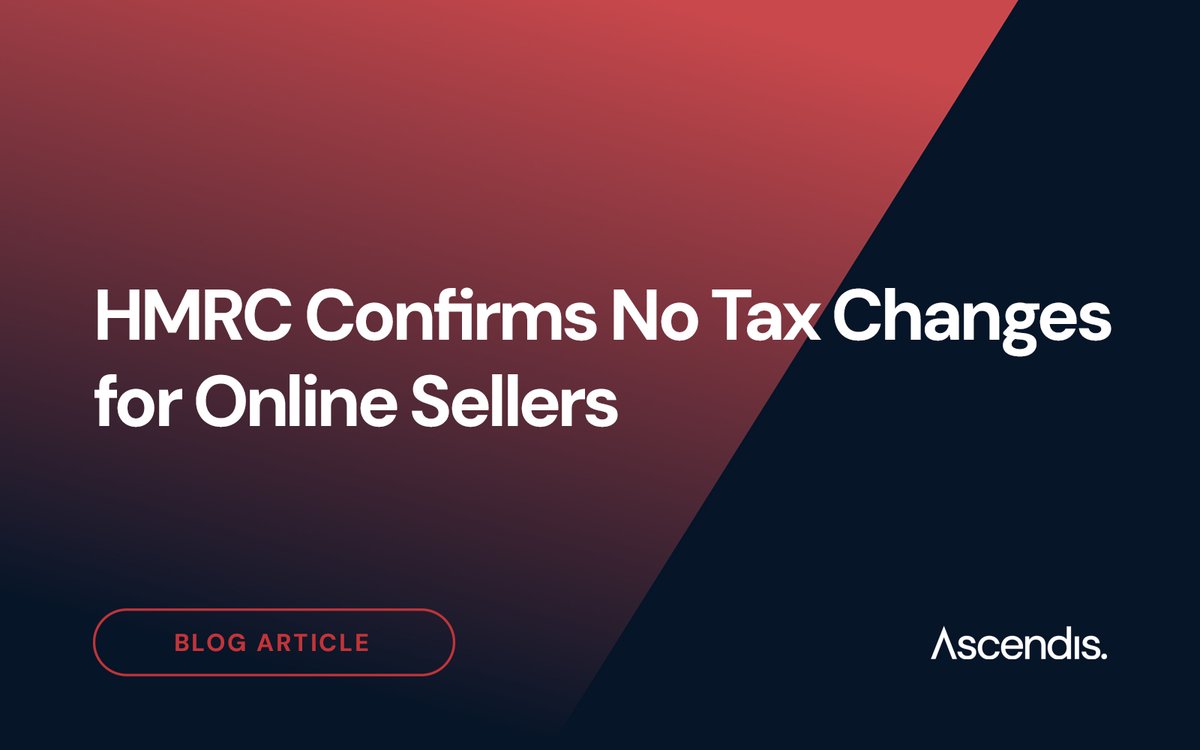 HMRC has confirmed that individuals selling unwanted items online can continue to do so without facing any new tax obligations.

Read more here: bit.ly/4fhTcrh 
 
Get in touch:
• enquiries@ascendis.co.uk 
 
#Ascendis #Tax #Changes #HMRC