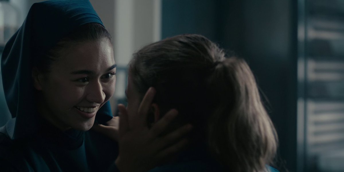 sapphic_maelle's tweet photo. Just for you. Bea looking at Ava. 
You're welcome 

#WarriorNun #SaveOURWarriorNun https://t.co/uN7kFHG7oY